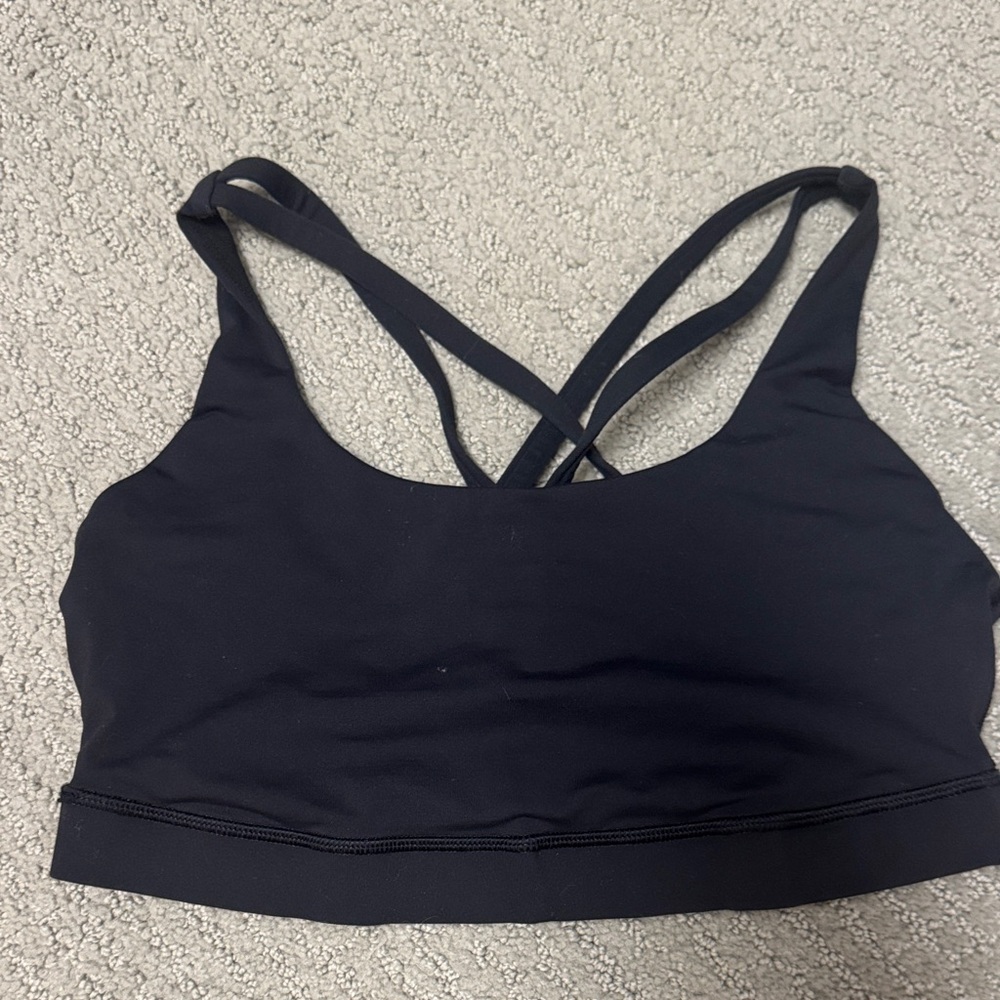 Lululemon Energy Bra Size 8 Womens Black